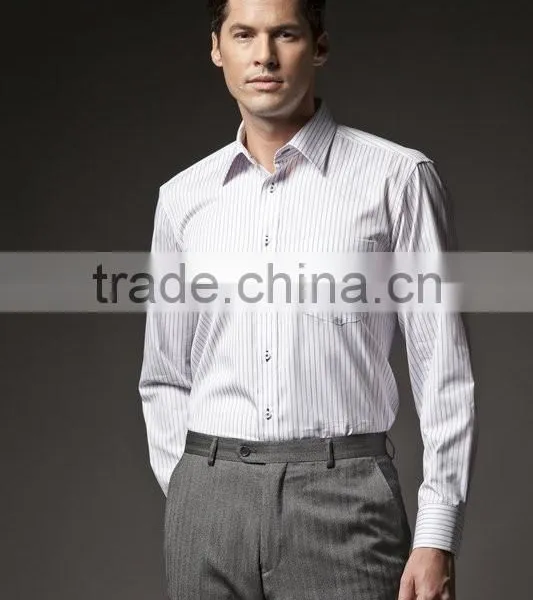Oxford Shirt, 2014 Latest Western Style Mens Custom Dress Shirt 100% Cotton photo-4