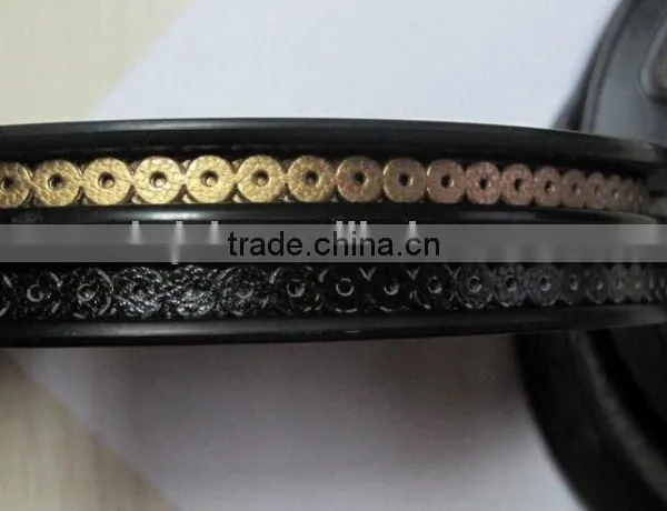 PU Leather Spangle Sequins Roll for Garments Embroidery Machine Leather Sequin photo-2