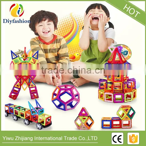 52pcs Promotional Christmas Amazing 3D ABS Plastic Magnetic Building Blocks Toys for Kids photo-2