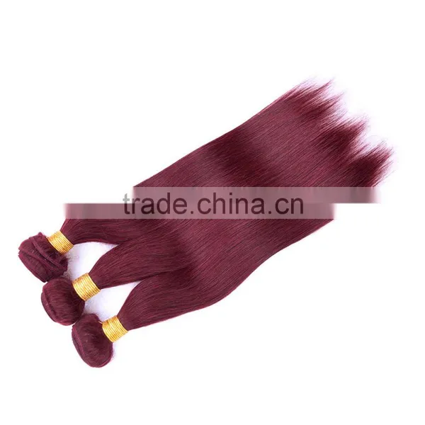 Best Selling Products In America Hair Weaving 99j Color Unprocessed Virgin Malaysian Straight Hair photo-6