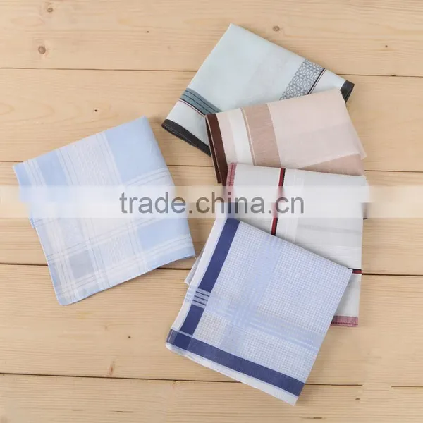 Hot Sale Wholesale Good Quality 100% Cotton Classic Mens Handkerchief photo-2