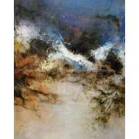 Flower Abstract Oil Painting Wall Art Decor