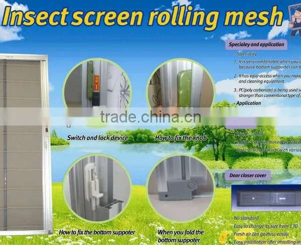 Fiberglass Insect Screen (exclusive Pattern), Fiberglass Mosquito Net (exclusive Design), PVC Coated Glass Fiber Insect Screen photo-2