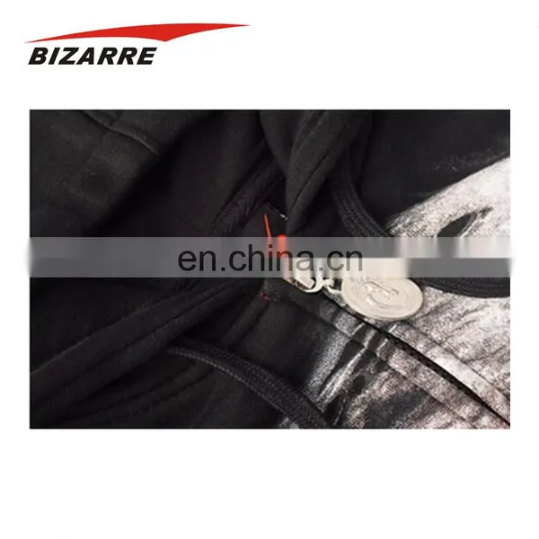Wholesale Hip Hop Style Cotton And Polyester Zip Up Hoodie For Men photo-5
