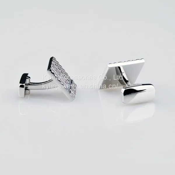 Fashion Brass Cufflink Square Cufflink photo-2