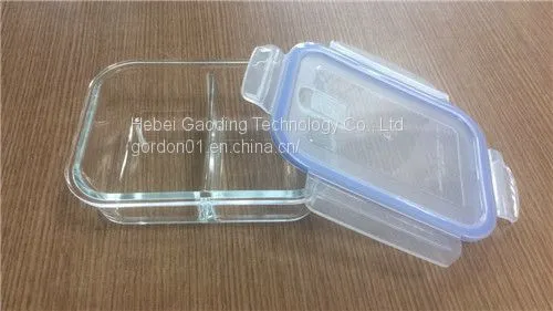 Glass Food Container With Two Compartments photo-3