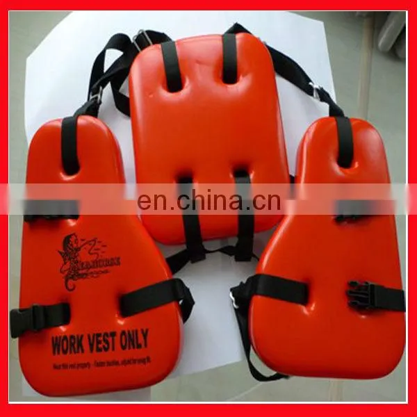 3 panels PVC foam Vinyl dipped out shell work vest for oil platform