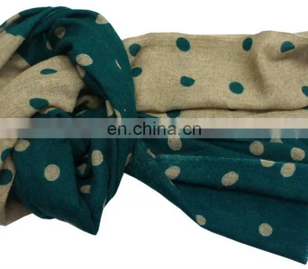 Cashmere Pashmina Wool Polka Dot Shawls photo-6
