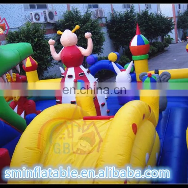 Package Mail Inflatable Rabbit Castle Jump Bed Combination Air Castle Airplane Inflatable Slide photo-2