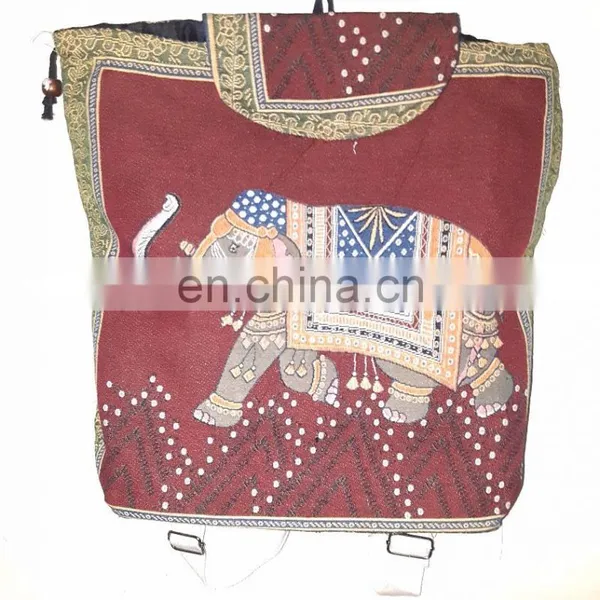Cotton Canvas Fabric Backpack and Tote Bag photo-2