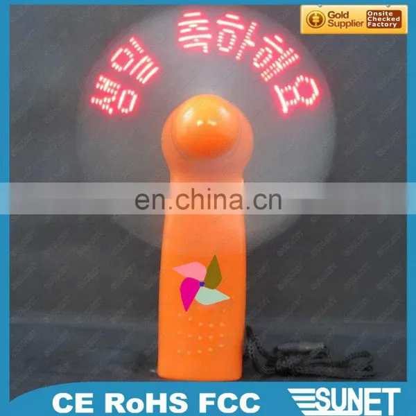 Mini Portable Power Bank Air Cooling Fan With Custom Led Message photo-4