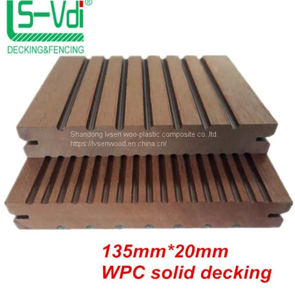 Anti Crack Traditional Wpc Hollow Decking photo-3