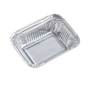 250ml rectangular aluminum foil food container
