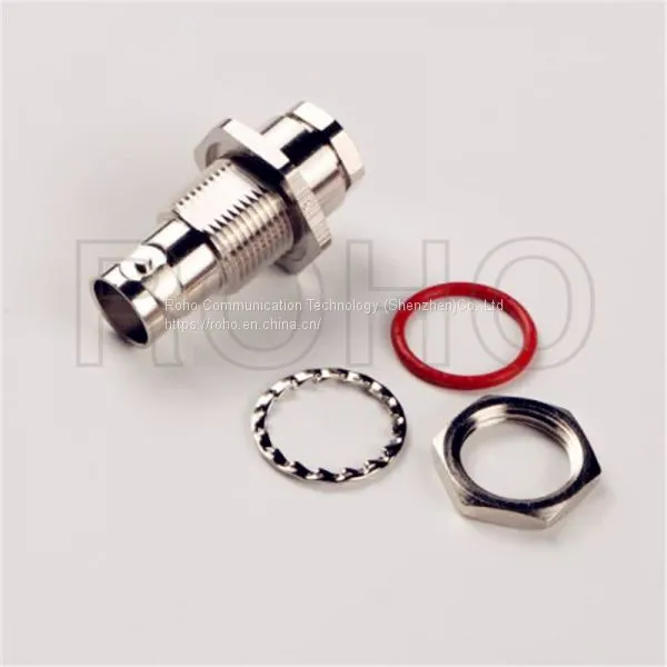 75 Ohm RF Coaxial Female Jack BNC Connector for Rg58 56 Cable