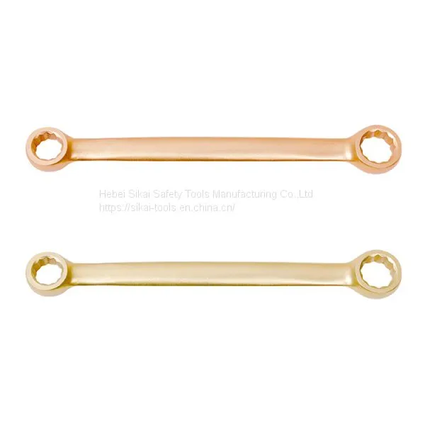 Spark Free Hand Tools Beryllium Copper Flat Double Ring Wrench Spanner BeCu AlCu