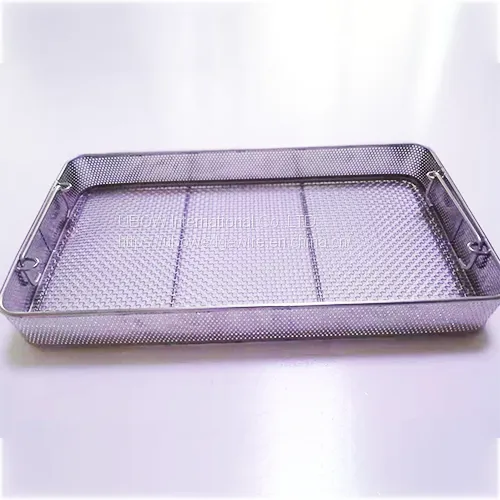 Custom 304 Stainless Steel Medical Disinfection Basket
