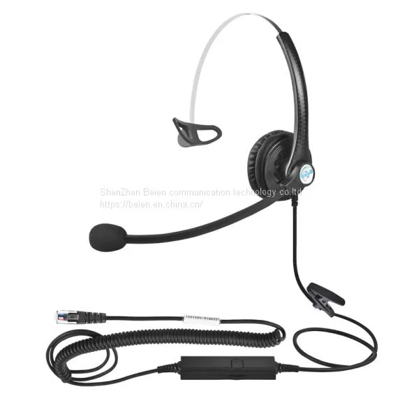 China Beien A16 RJ Telephone Call Center Headset Noise-cancelling Headset Customer Service photo-2