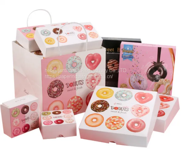 Donut Packaging Box Paper Box for Donuts photo-2