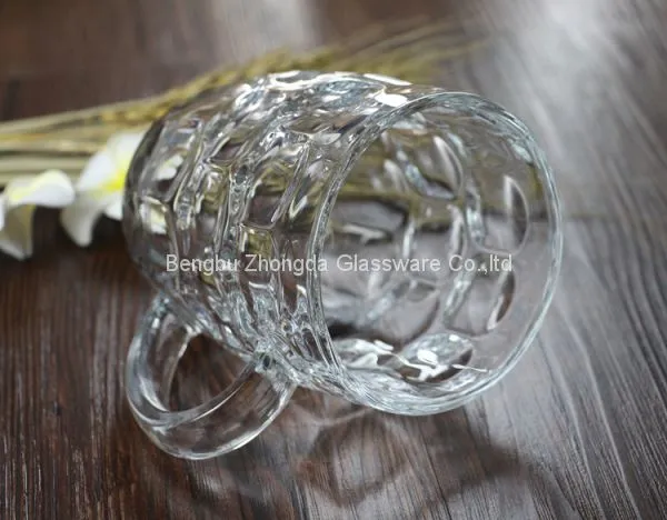 Engrave Logo Glass Mug With Handle photo-4