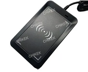 RS232 Port RFID Reader Writer, RS232 NFC Reader, 13.56MHz Smart Card Desktop Reader photo-3
