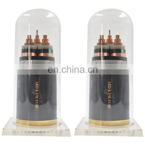 Copper Core XLPE High Voltage YJV22 3*300 Power Electric Electric-cable-price photo-4