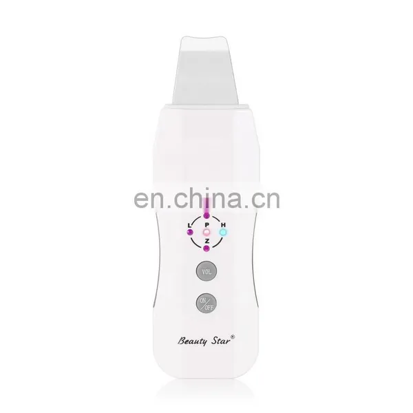 2018 Deep Clean Facial Skin Scraper Electric Ultrasonic Skin Scrubber for Beauty Whitening Facial Machine photo-6