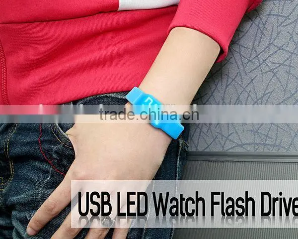 Silicone Led Watch With Usb Flash Drive 16gb Quality Choice photo-6