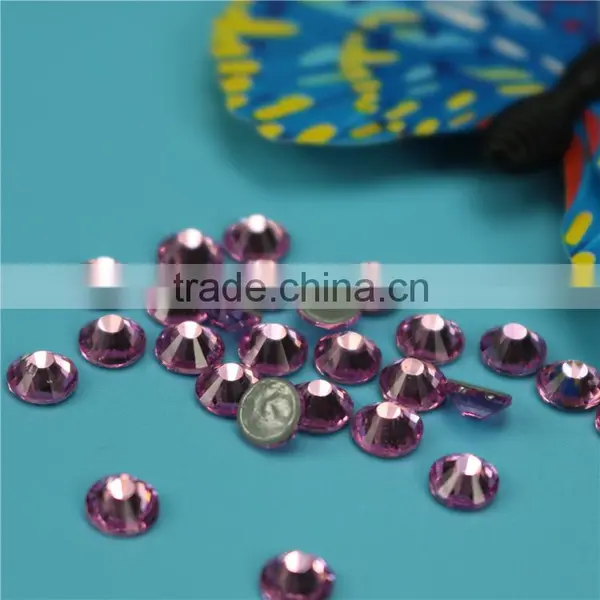 Top Quality Light Rose Flatback Hotfix Loose Rhinestone Stone for Dresses photo-3