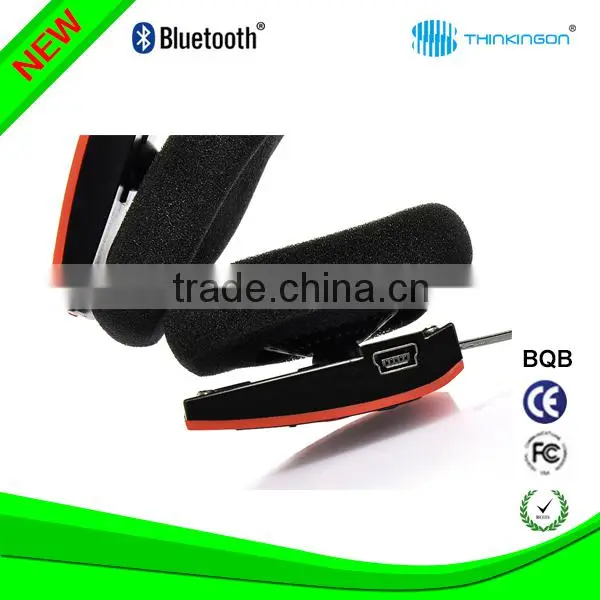 Orange Stereo Wireless Bluetooth Headset Headphone photo-3