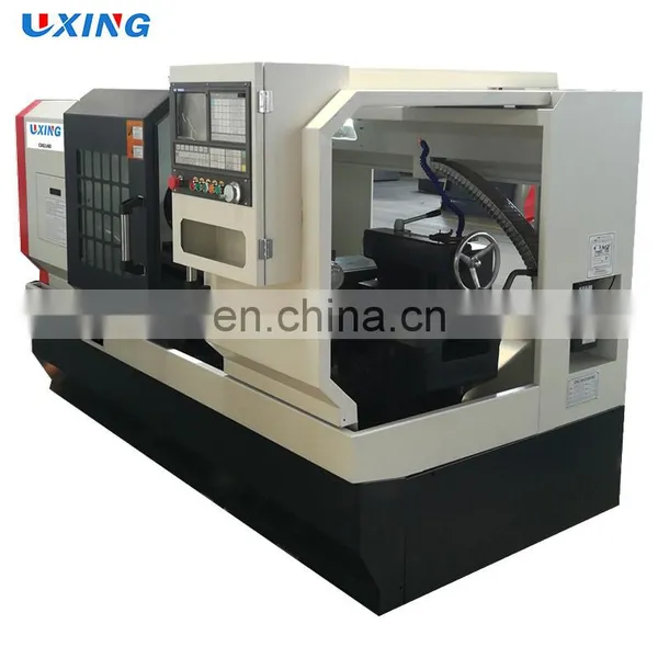 CK6140D horizontal flat bed hard guide railway programmable Russian cnc control lathe machine turning center price for sale