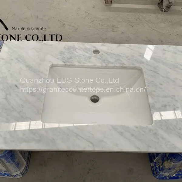 Best Selling Hot Chinese Products Marble Stone Hotel Bathroom Vanity photo-3