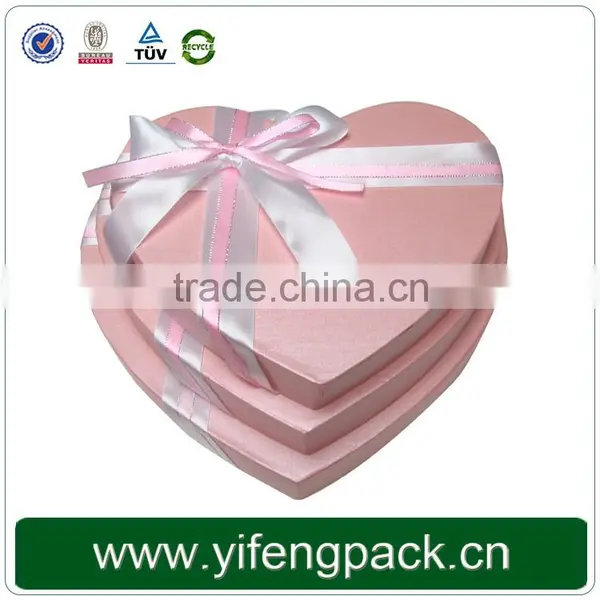 Heart Shaped Jewelry Packaging Box, Paper Heart Packaing Jewellery Box photo-5