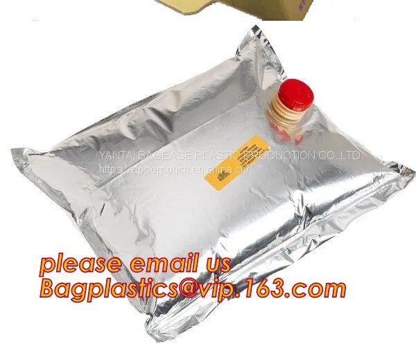 Standing Tap Aluminum Foil Bag In Box For Juice Cod Bags, Fish Fillet, Bag Box, Box, Tin Tie Bags, Tie, Tie Bag, Spout B photo-4