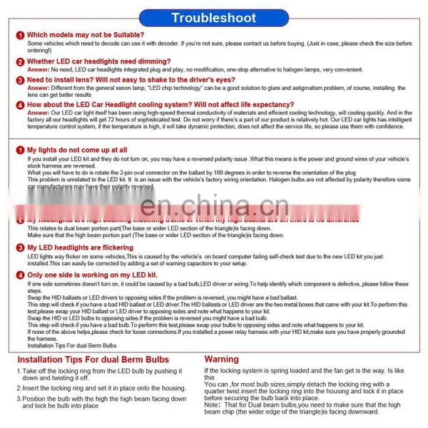 9006 High Power 80W LED Headlight Bublbs All-in-One Conversion Kit 8000 Lumen Headlamp For Upgrade Cars photo-3