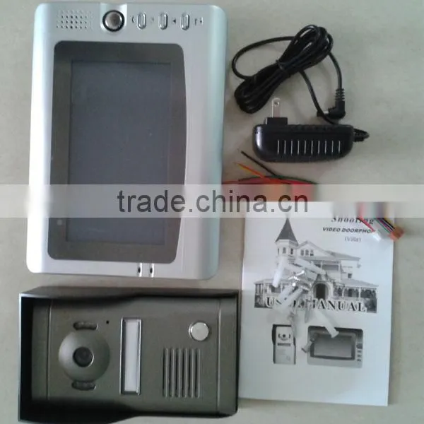 HSY-VDP3 4 Wire 7inch TFT Monitor CMOX Camera Doorbell Wired Door Phone Video Intercom Unlock photo-4
