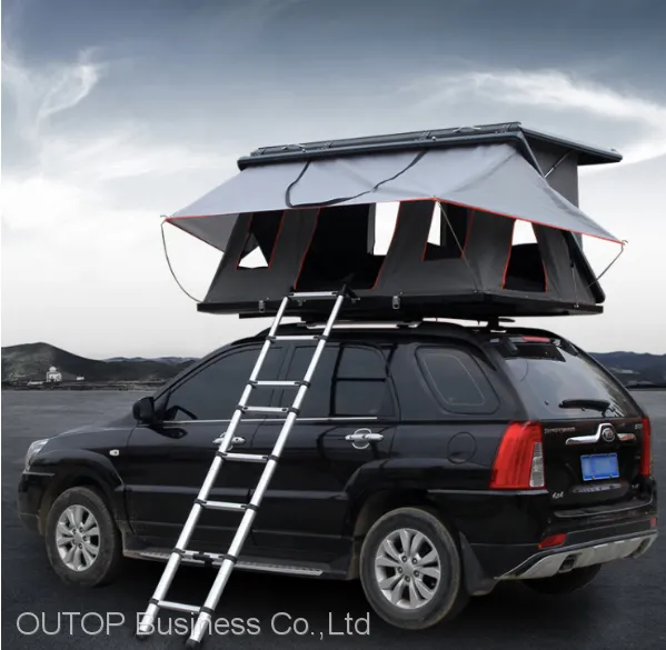 Unique New Design Automatic Z Type Car Hard Top Roof Tent for Outdoor Camping