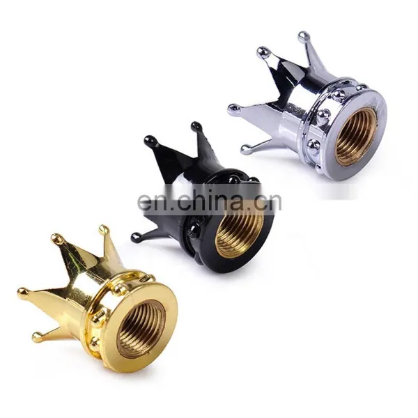 New Royal Crown Valve Stem Caps Universal Tire Wheel Valve Caps for Car, Motorcycle ,Bike and Bicycle photo-4