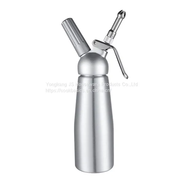color custom aluminum whipped cream dispenser