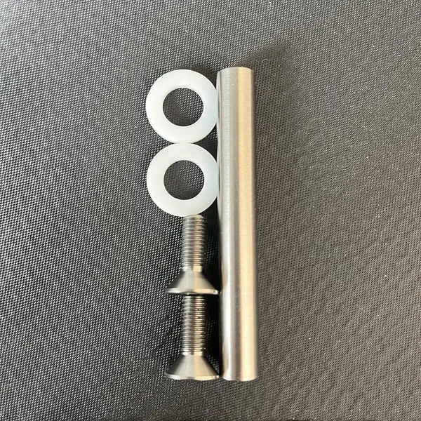 TIBROMTACK Titanium Pivot Hinge Spindle Pin Axle+ and Washers for Brompton Contactor of Rear Triangle and Main Frame Bolts & Screws photo-5