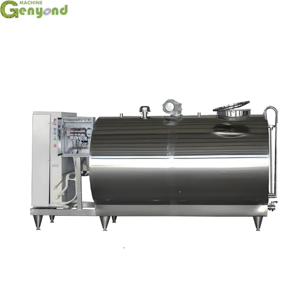 Horizontal Fresh Milk Refrigerator Cold Tank Direct Cooling Storage Tank photo-3