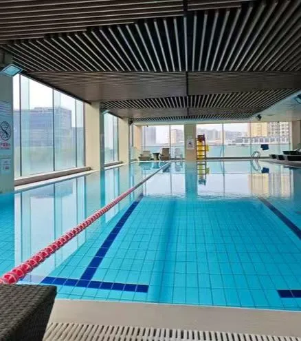 Complete set of pool circulation filtration, disinfection and sterilization, heating and temperature control equipment; three-in-one dehumidifier