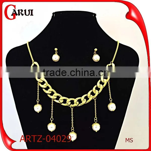 Wholesale Turkish Jewelry Gold Models Big Fashion Jewelry Set photo-3