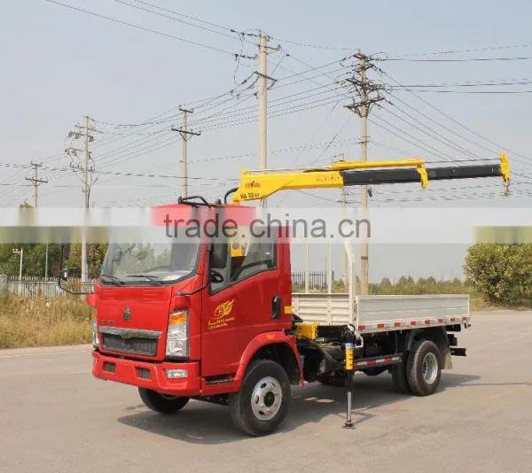 Howo 4*2 3.2T Ton Truck Mounted Crane for Sale SQ65ZB2 photo-2