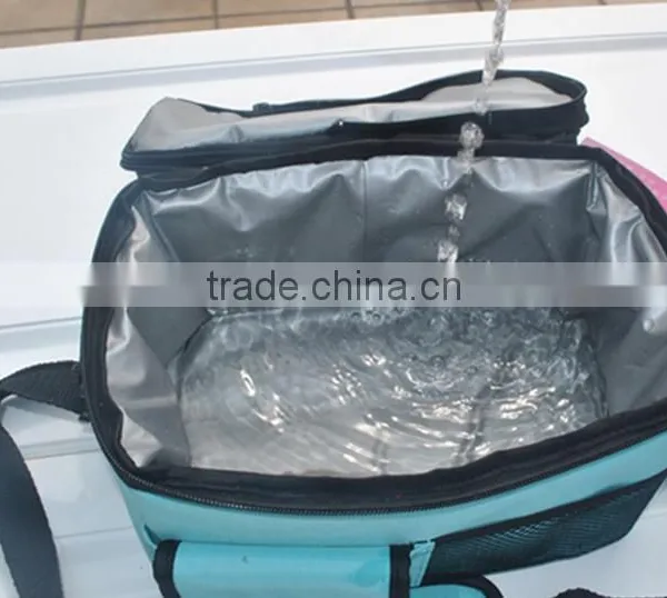 Factory Wholesale OEM Polyester Lunch Bag With Inner Tinfoil Layer Insulated photo-5