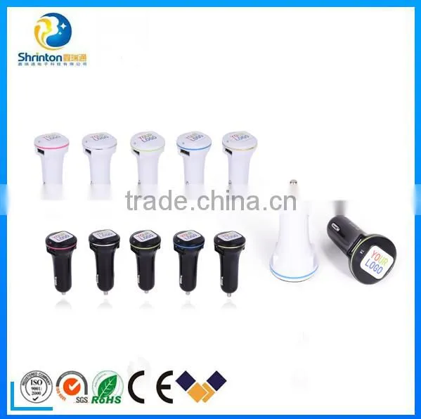 Custom Logo USB Car Charger With Led Light 5V 3.1A photo-4