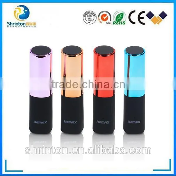 2015 Most Popular Lipstick 2400mah Power Bank With Fasional Box photo-5