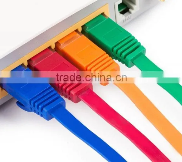 Flat Ultra Flexiable UTP Cable Cat6a With Good Price photo-3