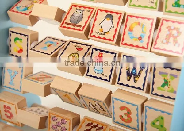 Wooden Learn Alphabet Frame for Educational Kids Toys photo-2