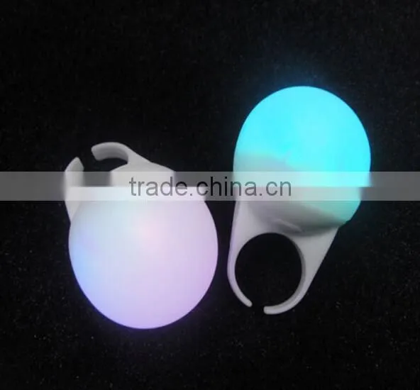 Round Electronic Luminous Ring, Led Lighting Finger Ring Can Printing Logo photo-3
