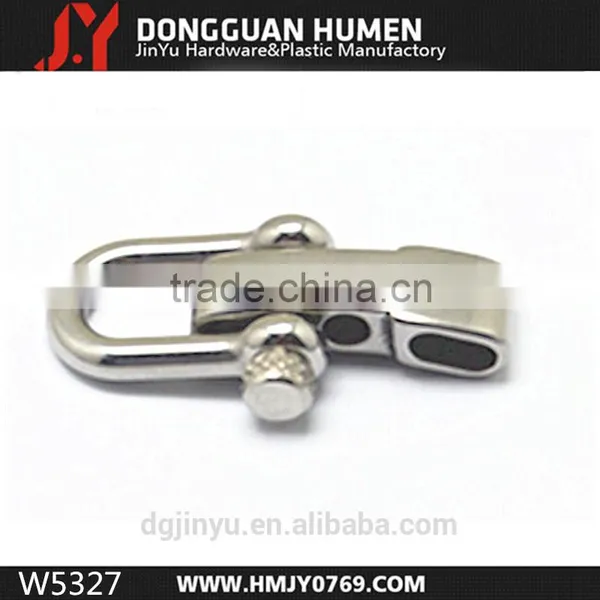 Stainless Steel d Ring Shackle , Adjustable Survival Shackle With Adjuster Bar photo-2
